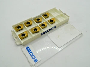 8 xWendeplatten SECO XOMX 120412TR-ME08 F40M Carbide Inserts Wendeschneidplatten - Picture 1 of 3