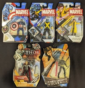 Marvel 3.75" Action Figure Lot - Captain America, Beast, Jubilee, Thor, Cyclops - Picture 1 of 7