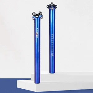 Carbon Fibre Seatpost Tube MTB Cycling Bike Bicycle Seat Post Blue 27.2 x 400 mm - Picture 1 of 16