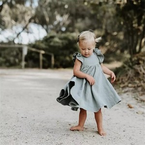 linen baby girl clothes