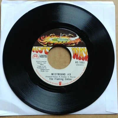 THE FLAMING EMBER Westbound #9 Vinyl 45 7" FUNK SOUL Record 1970 Hot Wax Records - Image 1 of 2
