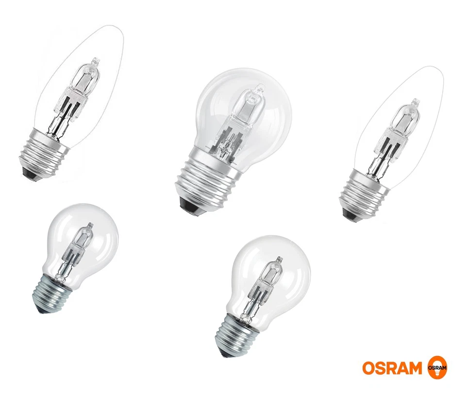 OSRAM HALOGEN CLASSIC Glühbirne 20W - 77W E27 Sockel Warmweiß - DIMMBAR - Ersatz - Bild 1 von 1