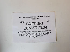Fairport Convention:  1993 UK Gig Poster - Bild 1 von 3