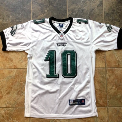 Camiseta Reebok Philadelphia Eagles On Field blanca DeSean Jackson #10 talla 48 cosida Foto 1 de 4