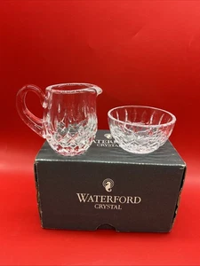 Waterford Crystal Lismore Cream & Sugar Top Zustand, orig Karton - Bild 1 von 16