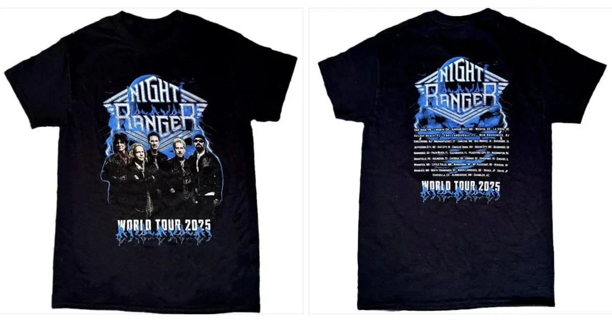 Night Ranger T Shirt In Men's T-Shirts for sale | eBay