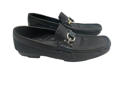 Donald J Pliner 男式 12 黑色乐福鞋 — 第 1/4 张图片