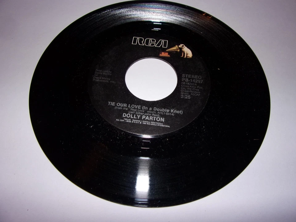 Dolly Parton: Tie Our Love (In A Double Knot) / I Hope You're Never Happy/ 45 - Image 1 of 1