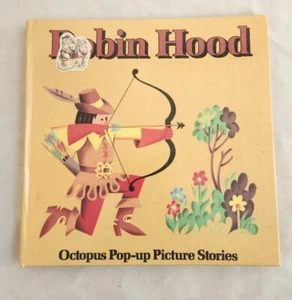 ROBIN HOOD Children's Pop Up Book Octopus Picture Story Vintage 1980 - Imagen 1 de 11