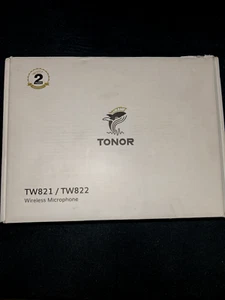 New! Tonor TW-820 Dual Professional UHF Wireless Microphone System, Silver NIB! - Picture 1 of 12