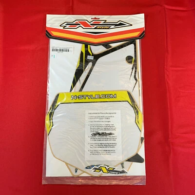 NOS N-STYLE APPL-05-06-RMZ-450 Suzuki Pre Printed Plate N03-1310  - Image 1 of 3