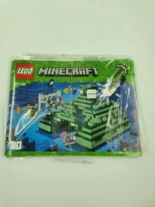 Lego Minecraft ocean monument 21136 INSTRUCTIONS ONLY NEW (S1) - Picture 1 of 2