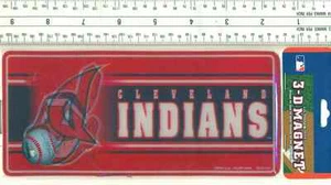 Cleveland Indians Team Béisbol Deportes MLB 9x4 3D Chief Wahoo Refridge Imán 1 - Imagen 1 de 4
