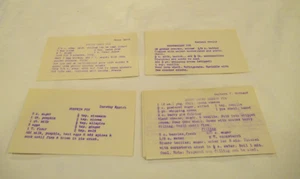 Box lot of vintage pie recipes - 1930s, 1940s, 1950s, 1960s - Picture 1 of 5