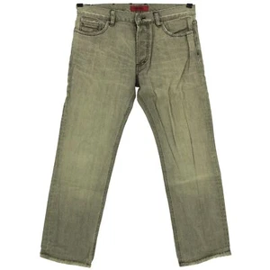 #5298 HUGO BOSS Herren Jeans Hose 677 Denim ohne Stretch grey grau 36/30 - Picture 1 of 2