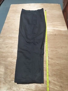 AUTHENTIC KHAKIS Men Pants 30x30 (Trimmed to 30 x 24 ) Black,**MINT*exellent* - Picture 1 of 6