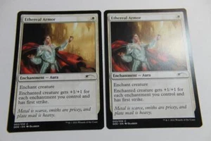 MTG Ethereal Armor x2- -Pioneer Challenger Decks 2021-Lightly Played - Picture 1 of 1