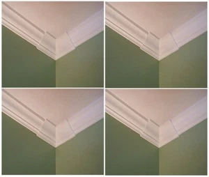 4 Crown Molding Corners Low Profile fits 3 5/8" crown - Picture 1 of 3