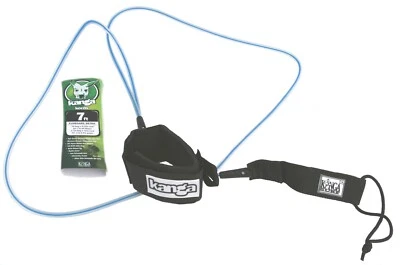 Quality Kanga surfboard leash/legrope 6' x 7mm Shortboard+ - image 1 of 3