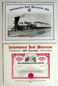 SALAMANCA RAIL MUSEUM ~ 1991 and 1993 Railroad Calendars - Picture 1 of 1
