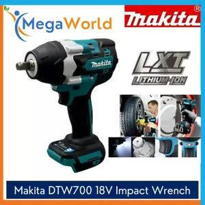 Makita DTW700 18V Li-ion Cordless Brushless 1/2" Mid Torque Impact Wrench - Picture 1 of 6