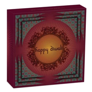 2024 Diwali 1oz Silver Gilded Medallion God of Laxmi & Ganesh Festival Gift Coin - Foto 1 di 5