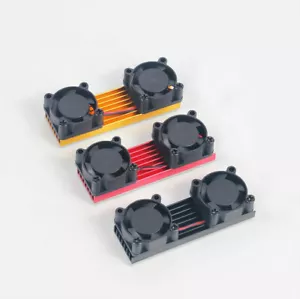 M.2 NGFF NVME 2280 SSD enfriador disipador térmico aluminio almohadilla térmica con ventilador de refrigeración - Imagen 1 de 11