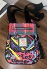 Lily Bloom Purse Wild Colors Colorful w/ Adjustable Black Strap