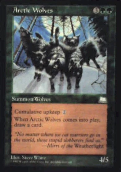 Arctic Wolves - Weatherlight: #118, Magic: The Gathering Lp R112 - Image 1 of 1