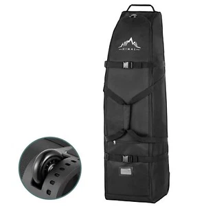 Premium Golf Club Travel Bag Case 15W x 13D x 50H with Wheels and Zipper - Picture 1 of 7
