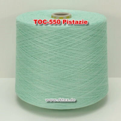 550 Pistazie TVU Ocean Nm 30/2 Baumwolle Acryl Strickgarn Häkelgarn Garn Kone