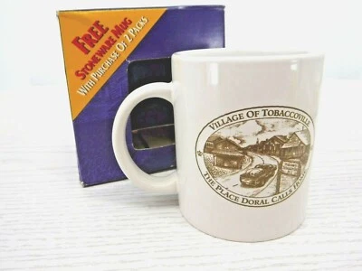 Taza de té café oferta especial Doral Tobaccoville NC Carolina del Norte caja original Foto 1 de 4