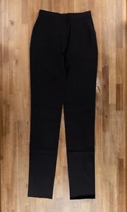 BOTTEGA VENETA vintage solid black wool blend pants Size 4US / 40 IT authentic - Picture 1 of 6