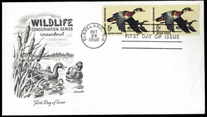 US 1362 Waterfowl Conservation 6c FDC Oct 24 1968 Cleveland OH Artmaster F1362-1 - Picture 1 of 2