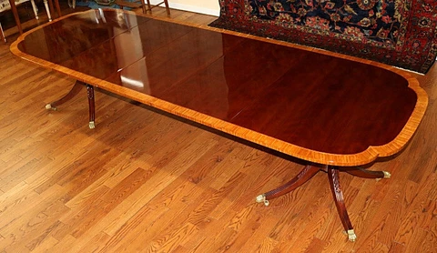 ​Baker Historic Charleston Collection Flame Mahogany Conference Dining Table Cover