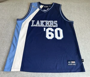 VTG Los Angeles Lakers 60 Carl Banks Hardwood Classic Stitched Mens Jersey XL - Picture 1 of 16