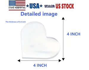 Acrylic Heart Keepsake - Personalized Gift - Made in USA, Fast Shipping - Picture 1 of 23