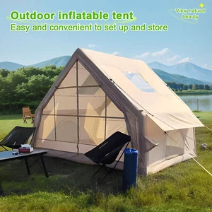 Blow Up Air Tent for 1-6P – Waterproof, Windproof, Easy Camping & Glamping - Picture 1 of 12