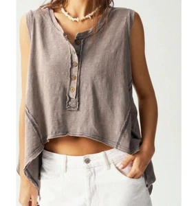 NWT Shein Bohemela Boho Women's Casual Loose Asymmetric Tank Top Size M - Picture 1 of 10