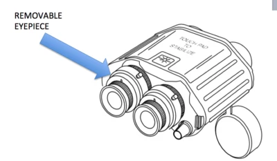 Fraser Optics M25 Binocular Daytime Eyepiece Assembly - Image 1 of 4