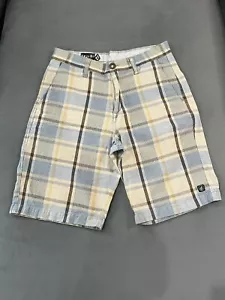 y2k volcom plaid bermuda shorts size Womens size 28 - Picture 1 of 3