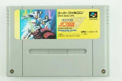 Gundam W Endless Duel Wing SNES BANDAI Nintendo Super Famicom - Image 1 of 3