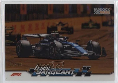 2024 Topps Paddock Pass Formula 1 Car Chrome Orange Refractor /99 Logan Sargeant - Image 1 of 2