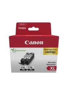 Canon PGI-570 XL Twin Vorteilspack 2 Tintenpatronen größere Reichweite XL (2X Sc - Bild 1 von 2