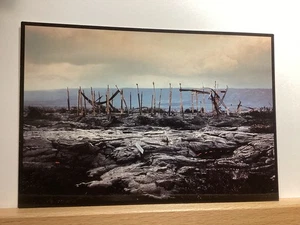 Restos de Wahaula Visitor Ctr. Después de la erupción del Kilauea: Hawaii - Postal de colección - Imagen 1 de 3