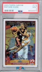 2003 Topps Chrome #115 Dwyane Wade PSA 9 5095 - Picture 1 of 1