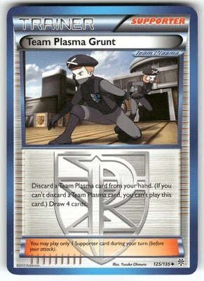 Team Plasma Grunt (Team Plasma) Plasma Storm Uncommon Pokemon Moderately played - Image 1 of 2