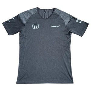 McLaren Honda T-Shirt Jersey 2017 F1 Team Grey Men’s Size Large - Picture 1 of 10