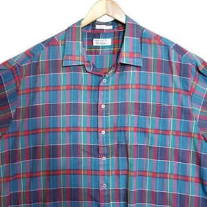 Vintage Main Stream Button Up Shirt Plaid Multicolor Men's See Measurements  - Picture 1 of 8