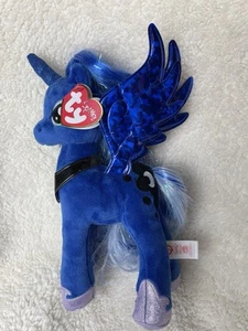 TY Beanie Babies My Little Pony SPARKLE PRINCESS LUNA Plush 10” - Picture 1 of 7